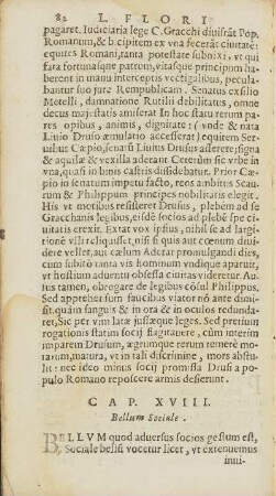 Cap. XVIII. Bellum Soeiale