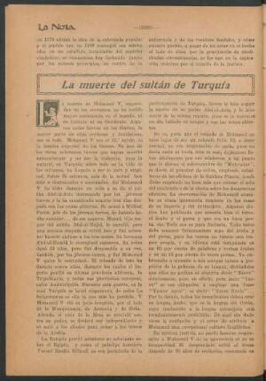 La muerte del sultán de Turquía