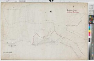 Langscheid (Sundern), Separation Langscheid, Bl.6 1. Brouillonkarte Hövel Flur 6