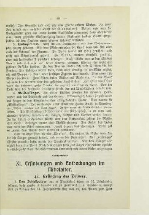 XI. Erfindungen und Entdeckungen im Mittelalter