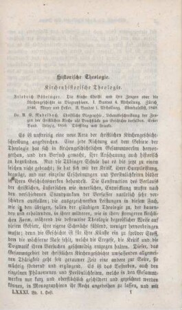 1-21 Kirchenhistorische Theologie
