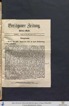 20.07.1903 (Extra-Blatt)