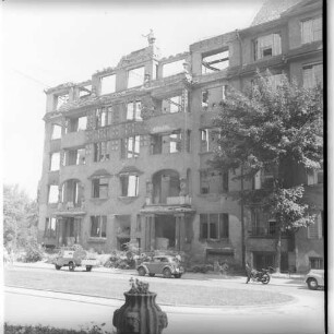 Negativ: Ruine, Nymphenburger Straße 10, 1951