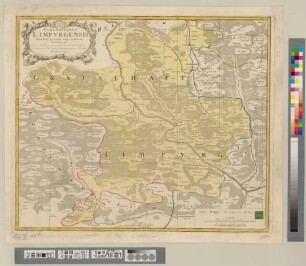 Comitatus Limpurgensis Mandato Speciali imperantium mensuratus & hac Tabula geographica comprehensus