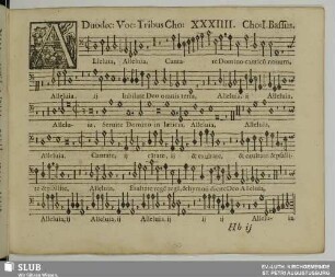 XXXIIII. Alleluia cantate Domino canticum novum