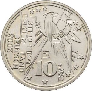 Künstlerprobe von Victor Huster 10 Euro "200. Geburtstag von Gottfried Semper"
