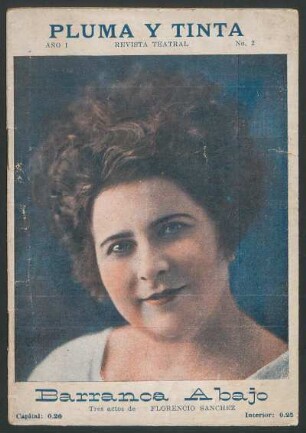 [Fotografía de Sra. Felisa Mary, actriz del teatro "Majestic"]