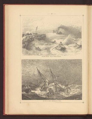 Aus Sturm und Noth. Zeichnung von F. Sturm.