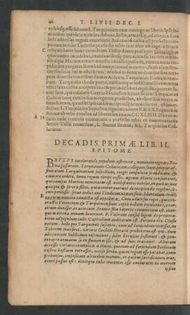 Decadis Primae Lib. II. Epitome.
