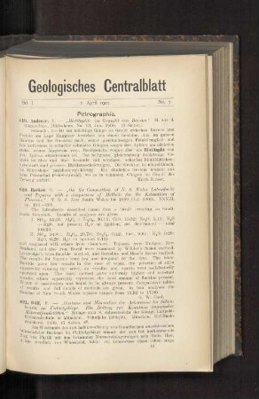 1. April 1901. No. 7.