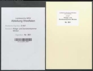 Amt Reineberg - Vogtei Quernheim - Oberbauerschaft: Unterlagen der Revisionskommission - Band 1