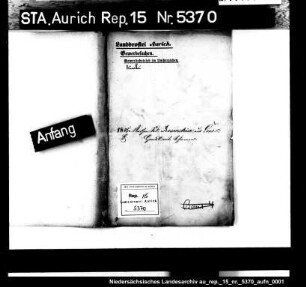 Hausierkonzessionen für Einwohner aus Leer: Nathan Salomon Rosenstein, Schirme