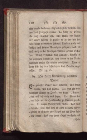 61. Der durch Unordnung verarmte Bauer.