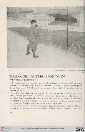 Toulouse-Lautrec Sportman