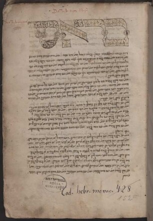 Bibel - BSB Cod.hebr. 152