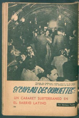 El "Caveau des Oubliettes": un cabaret subterraneo en el Barrio Latino
