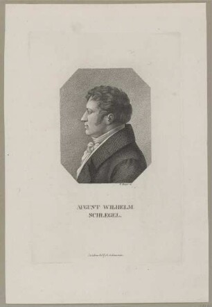 Bildnis des August Wilhelm Schlegel