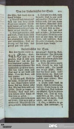 Unsterblichkeit der Seele.