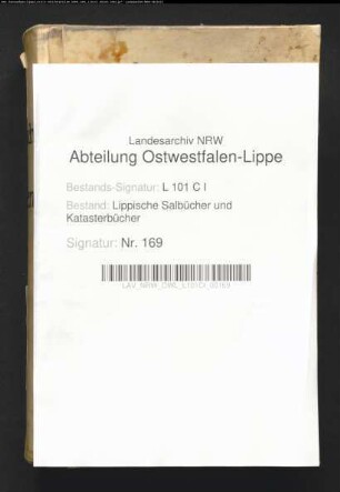 Salbuch der Stadt Salzuflen von 1778