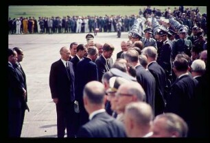 Flughafen Bonn-Wahn, Adenauer, Kennedy