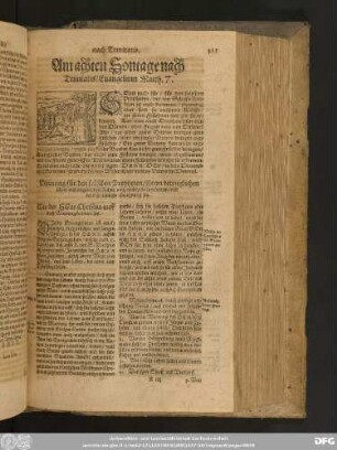 Am achten Sontage nach Trinitatis/ Evangelium Matth. 7.