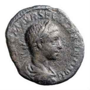 Münze, Denar, 222 n. Chr.