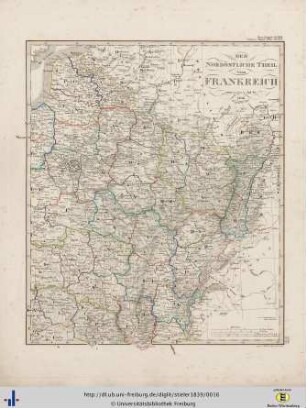 Der Nordöstliche Theil von Frankreich.