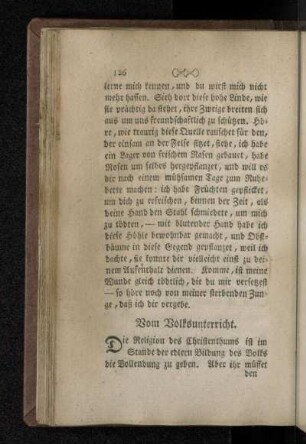 Vom Volksunterricht.
