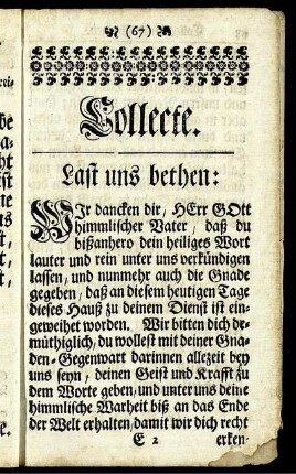 Collecte.