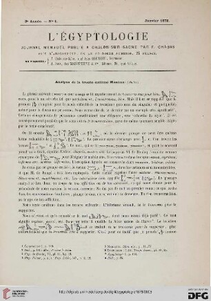 Heft 1 (Janvier 1876)