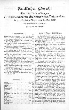 19. Mai 1909