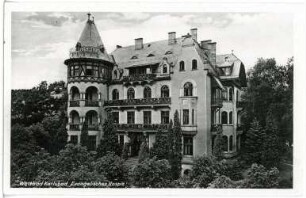 Karlsbad. Evangelisches Hospiz (Kurhaus Trocnov, 1897-1899)