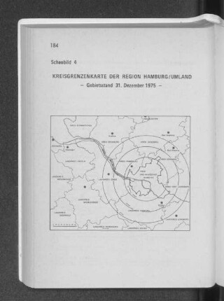Schaubild 4: Kreisgrenzenkarte der Region Hamburg/Umland
