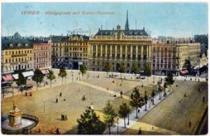Leipzig : Königsplatz mit Grassi-Museum