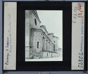Piacenza, S. Sepolcro : Ansicht von Außen