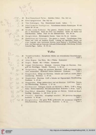 Waffen (Nr.26-88)
