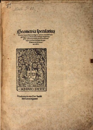 Geometria speculativa
