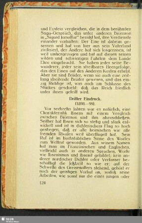 Dritter Eindruck : (1898 - 99)