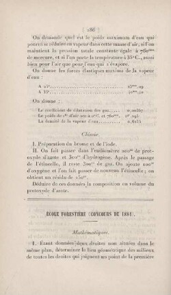 École forestière (concours de 1884).
