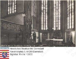 Friedberg, Stadtkirche / Chor