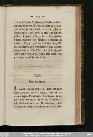 XVII. An Orosius.