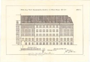 Fischer, Theodor; München, Landshuter-Allee / Volkartstr.; Kunstanstalt und Verlagshaus Josef Müller - Ansicht