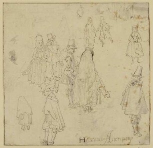 Studien von Herren und Damen