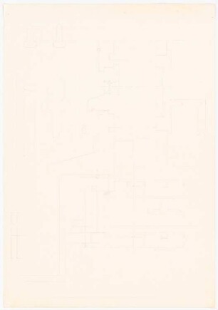 Baukonstruktive Zeichnungen Fenster und Laden: Verbindungsdetails und Beschläge, s.a. Inv.Nr. 42459 (Aufgabenblatt)