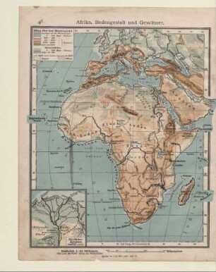Afrika, Bodengestalt und Gewässer, Nördliches Ägypten
