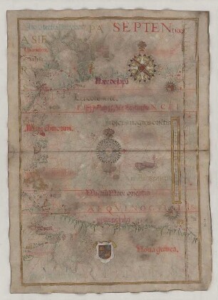 Seekarte, Handzeichnung, 1568 Bl. 32 Ostchinesisches Meer, Neuguinea, Philippinen, China (östlicher Teil), Korea