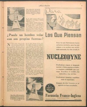 ¿Puede un hombre volar con sus propias fuerzas?