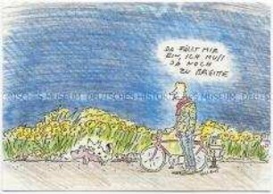 Postkarte zum Thema Männer