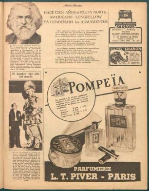 Hace cien años el poeta norteamericano Longfellow ya condenaba los armamentos