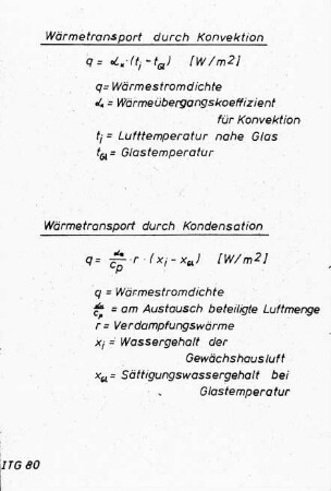 Wärmetransport durch Konvektion und Kondensation